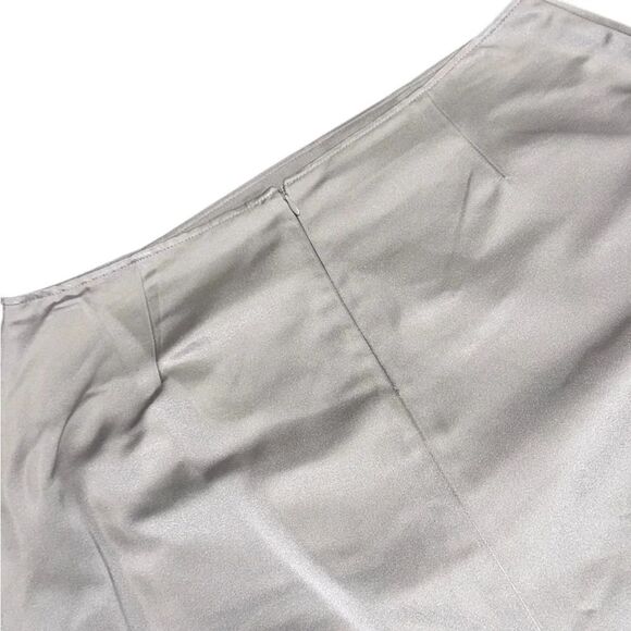 NWT RICKIE FREEMAN BY TERI JON platinum Pencil high waisted Skirt size 12 - Picture 4 of 8